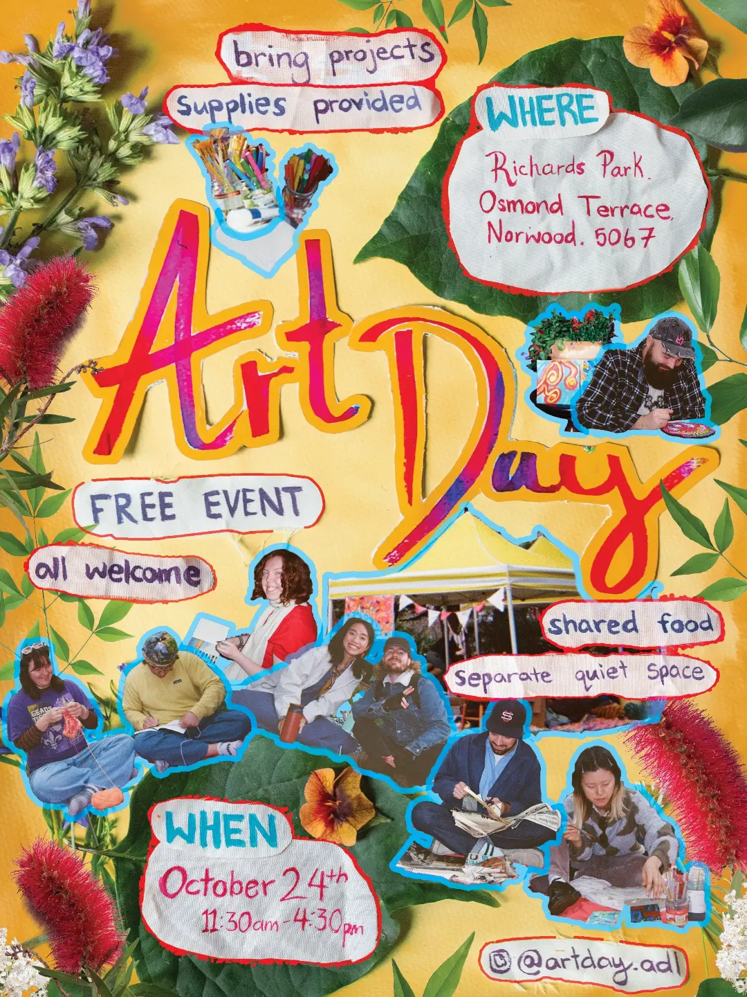 This month's event poster